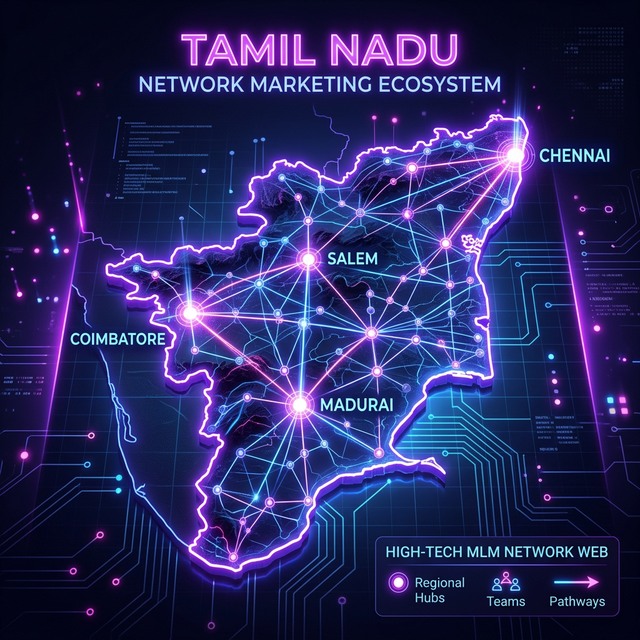 Tamil Nadu MLM Network Map